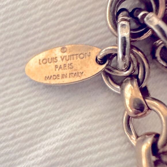 Louis Vuitton Bijou De Sac Insolence Bag Charm Keychain Gold Resin Multicolor - Picture 12 of 16